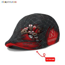 Nebraska Cornhuskers NCAA Ivy Cap, Flat Cap M10
