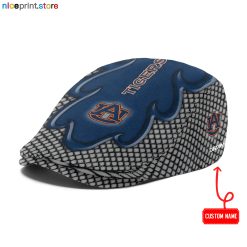 Auburn Tigers NCAA Jeff Cap, Flat Cap, Driving Cap M73