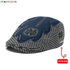 Notre Dame Fighting Irish NCAA Jeff Cap, Flat Cap, Driving Cap M73