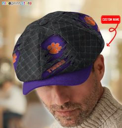 Clemson Tigers NCAA Baker Boy Cap - Newsboy Cap M09