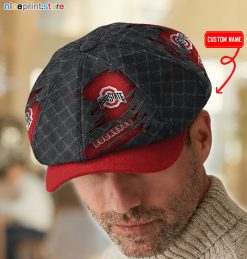 Ohio State Buckeyes NCAA Baker Boy Cap - Newsboy Cap M09