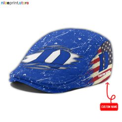 Duke Blue Devils NCAA Jeff Cap, Flat Cap, Driving Cap M74