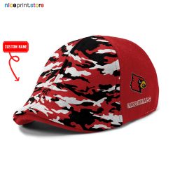 Louisville Cardinals NCAA Ivy Cap, Flat Cap M08