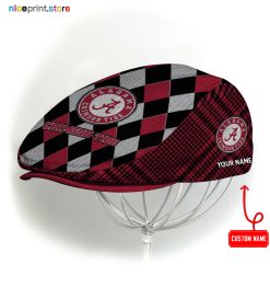 Alabama Crimson Tide NCAA Jeff Cap, Flat Cap, Driving Cap M77
