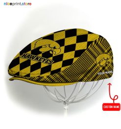 Iowa Hawkeyes NCAA Jeff Cap, Flat Cap, Driving Cap M77