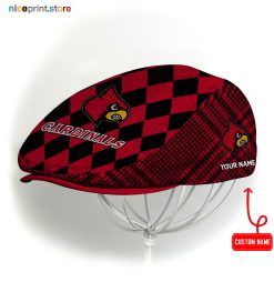 Louisville Cardinals NCAA Jeff Cap, Flat Cap, Driving Cap M77