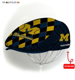 Michigan Wolverines NCAA Jeff Cap, Flat Cap, Driving Cap M77