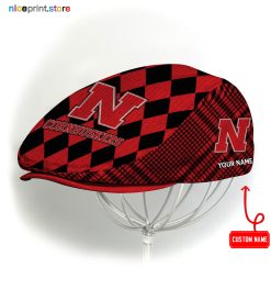 Nebraska Cornhuskers NCAA Jeff Cap, Flat Cap, Driving Cap M77