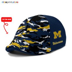 Michigan Wolverines NCAA Ivy Cap, Flat Cap M08