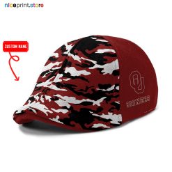 Oklahoma Sooners NCAA Ivy Cap, Flat Cap M08