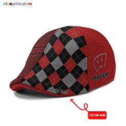 Wisconsin Badgers NCAA Ivy Cap, Flat Cap M11
