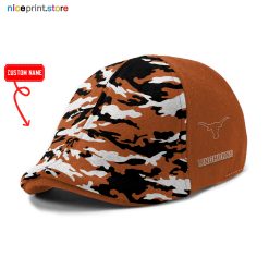 Texas Longhorns NCAA Ivy Cap, Flat Cap M08