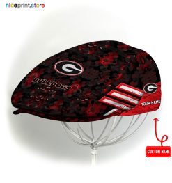 Georgia Bulldogs NCAA Jeff Cap, Flat Cap, Driving Cap M72