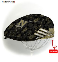 Navy Midshipmen NCAA2 Jeff Cap, Flat Cap, Driving Cap M72
