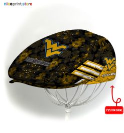 West Virginia Mountaineers NCAA2 Jeff Cap, Flat Cap, Driving Cap M72
