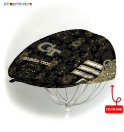 Georgia Tech Yellow Jackets NCAA3 Jeff Cap, Flat Cap, Driving Cap M72