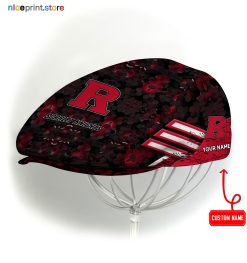 Rutgers Scarlet Knights NCAA3 Jeff Cap, Flat Cap, Driving Cap M72