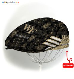 Wake Forest Demon Deacons NCAA4 Jeff Cap, Flat Cap, Driving Cap M72