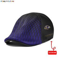 Baltimore Ravens NFL Leather Ivy Caps M02