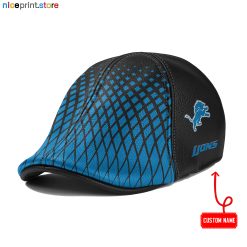 Detroit Lions NFL Leather Ivy Caps M02