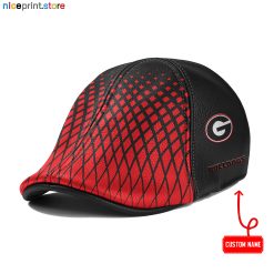 Georgia Bulldogs NCAA Leather Ivy Caps M02