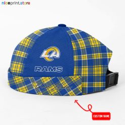 Los Angeles Rams NFL Docker Cap, Brimless Hat, Skull Cap M01