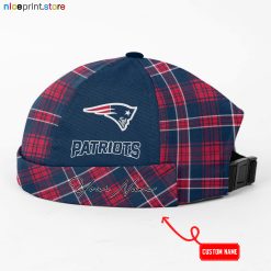 New England Patriots NFL Docker Cap, Brimless Hat, Skull Cap M01
