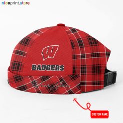 Wisconsin Badgers NCAA Docker Cap, Brimless Hat, Skull Cap M01