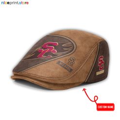 Leather-USC Trojans NCAA2 Leather Beret Caps M52