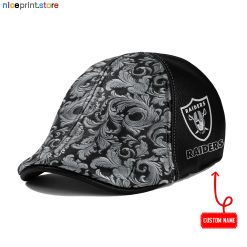 Las Vegas Raiders NFL Leather Ivy Caps M03