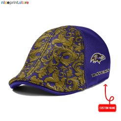 Baltimore Ravens NFL Leather Ivy Caps M03