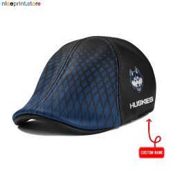 Connecticut Huskies NCAA4 Leather Ivy Caps M02