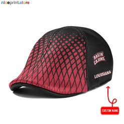 Louisiana Ragin Cajuns NCAA4 Leather Ivy Caps M02