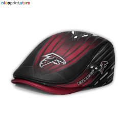 Leather-Atlanta Falcons NFL Leather Beret Cap M45