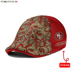 San Francisco 49ers NFL Leather Ivy Caps M03