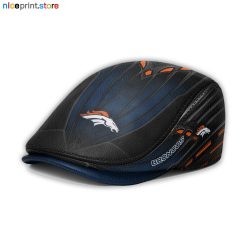 Leather-Denver Broncos NFL Leather Beret Cap M45