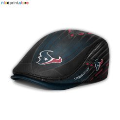 Leather-Houston Texans NFL Leather Beret Cap M45