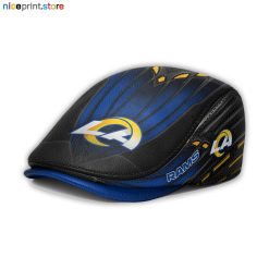 Leather-Los Angeles Rams NFL Leather Beret Cap M45