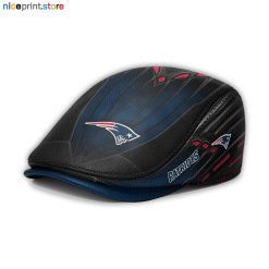 Leather-New England Patriots NFL Leather Beret Cap M45