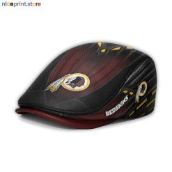 Leather-Washington Redskins NFL Leather Beret Cap M45