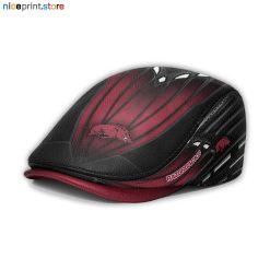 Leather-Arkansas Razorbacks NCAA Leather Beret Caps M45