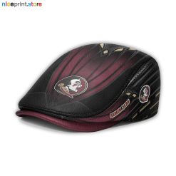 Leather-Florida State Seminoles NCAA Leather Beret Caps M45