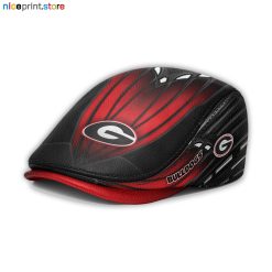 Leather-Georgia Bulldogs NCAA Leather Beret Caps M45