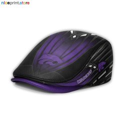 Leather-Kansas State Wildcats NCAA Leather Beret Caps M45