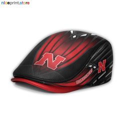 Leather-Nebraska Cornhuskers NCAA Leather Beret Caps M45