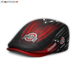 Leather-Ohio State Buckeyes NCAA Leather Beret Caps M45