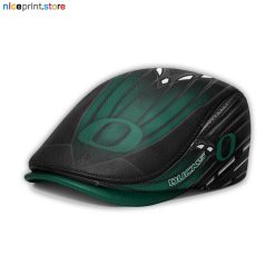 Leather-Oregon Ducks NCAA Leather Beret Caps M45