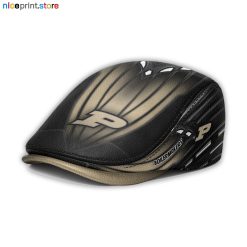 Leather-Purdue Boilermakers NCAA Leather Beret Caps M45