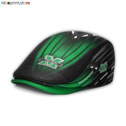 Leather-Marshall Thundering Herd NCAA2 Leather Beret Caps M45
