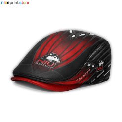 Leather-Northern Illinois Huskies NCAA2 Leather Beret Caps M45